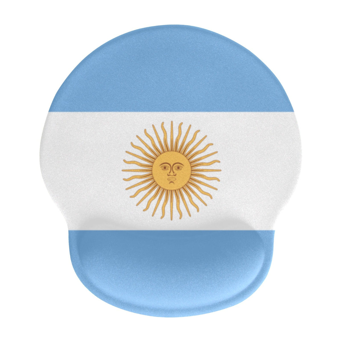 Argentina Flag Mouse Pad with Wrist Rest Support - Conscious Apparel Store