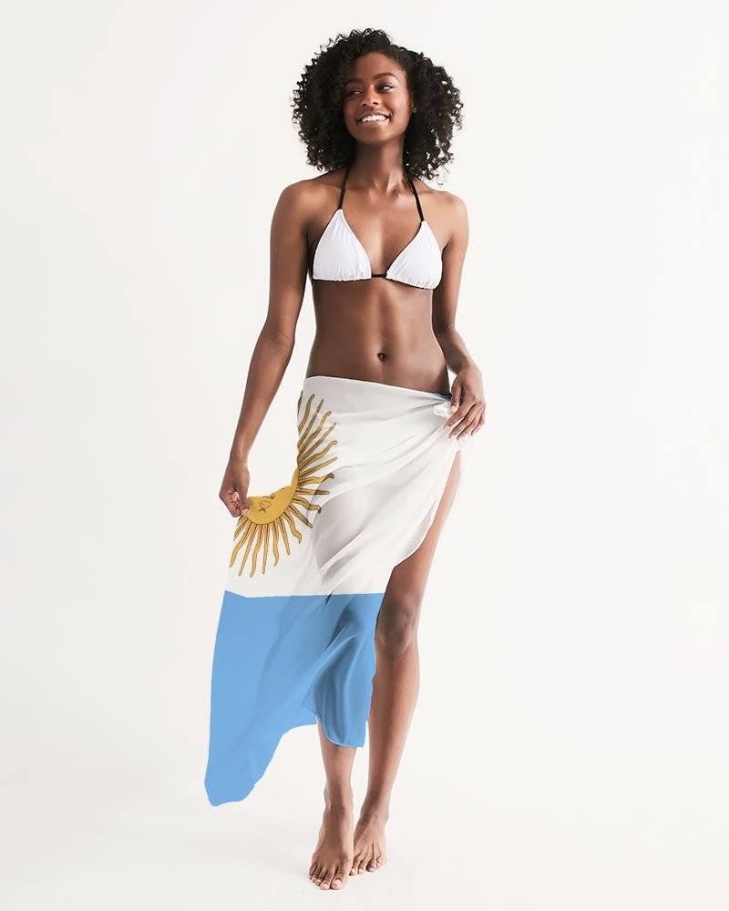 Argentina Flag Swim Cover Up - Conscious Apparel Store
