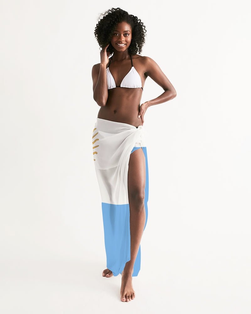 Argentina Flag Swim Cover Up - Conscious Apparel Store