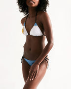 Argentina Flag Women's Triangle String Bikini - Conscious Apparel Store