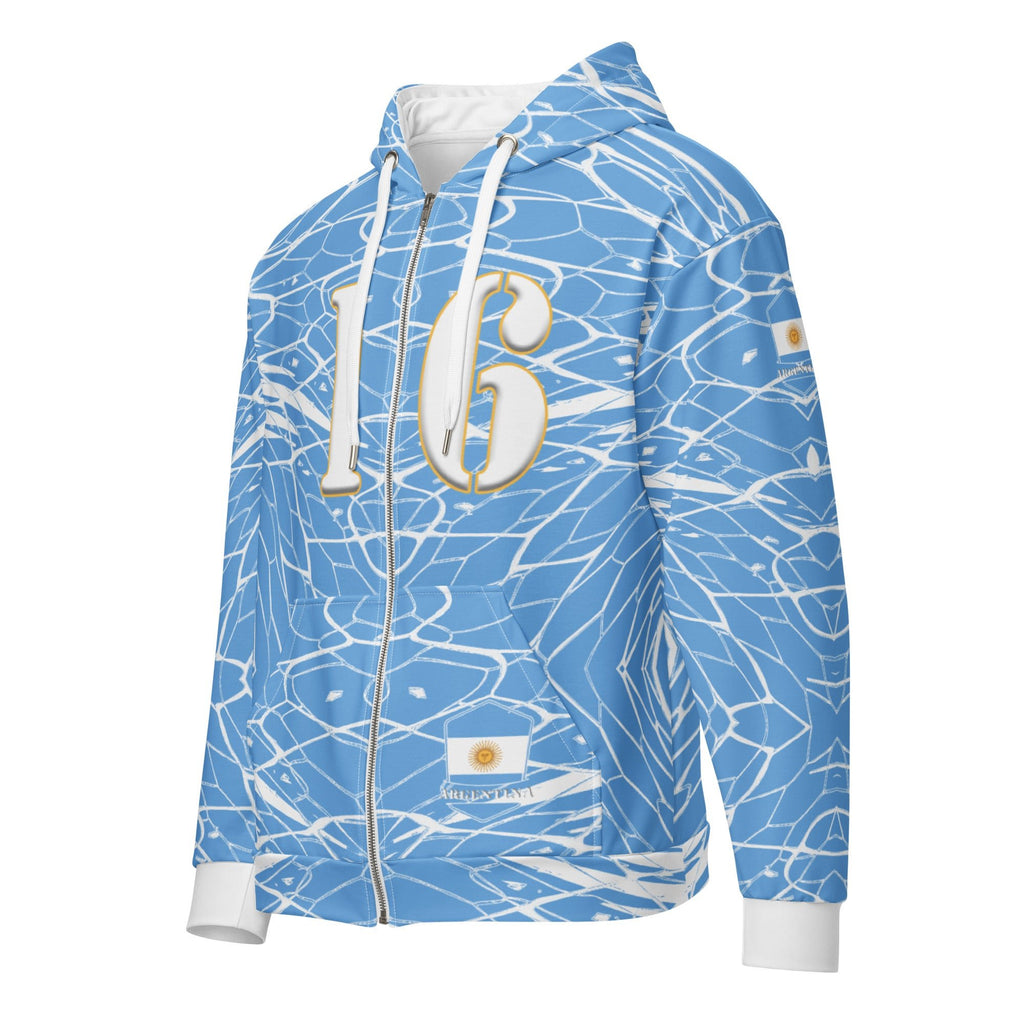 Argentina Football Unisex zip hoodie - Conscious Apparel Store