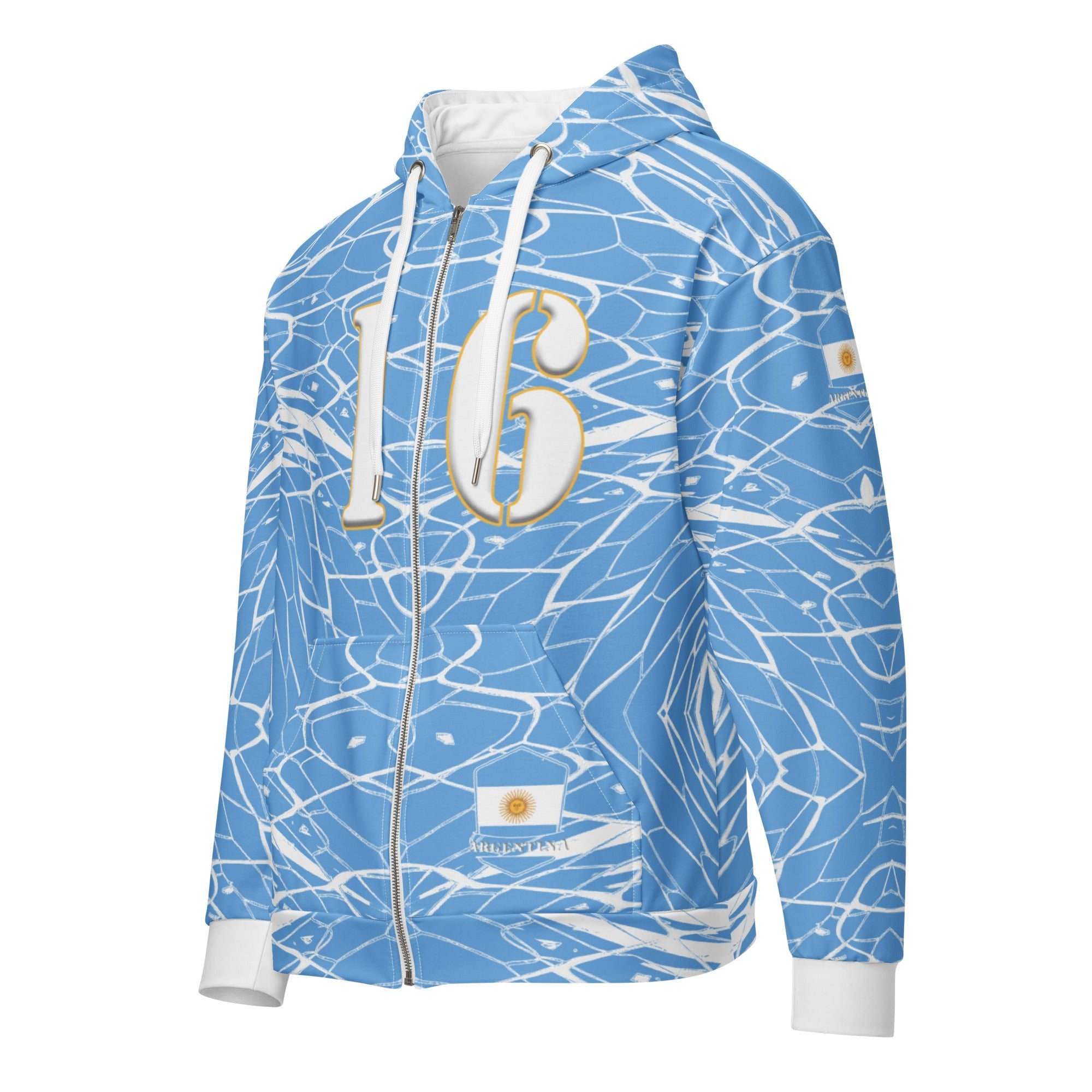 Argentina Football Unisex zip hoodie - Conscious Apparel Store