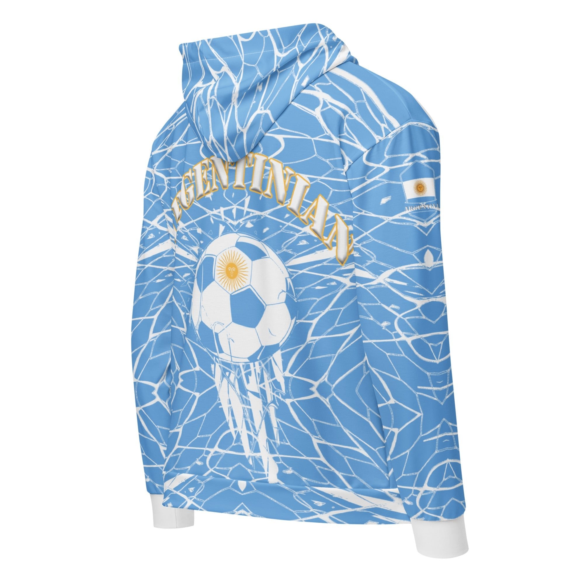 Argentina Football Unisex zip hoodie - Conscious Apparel Store