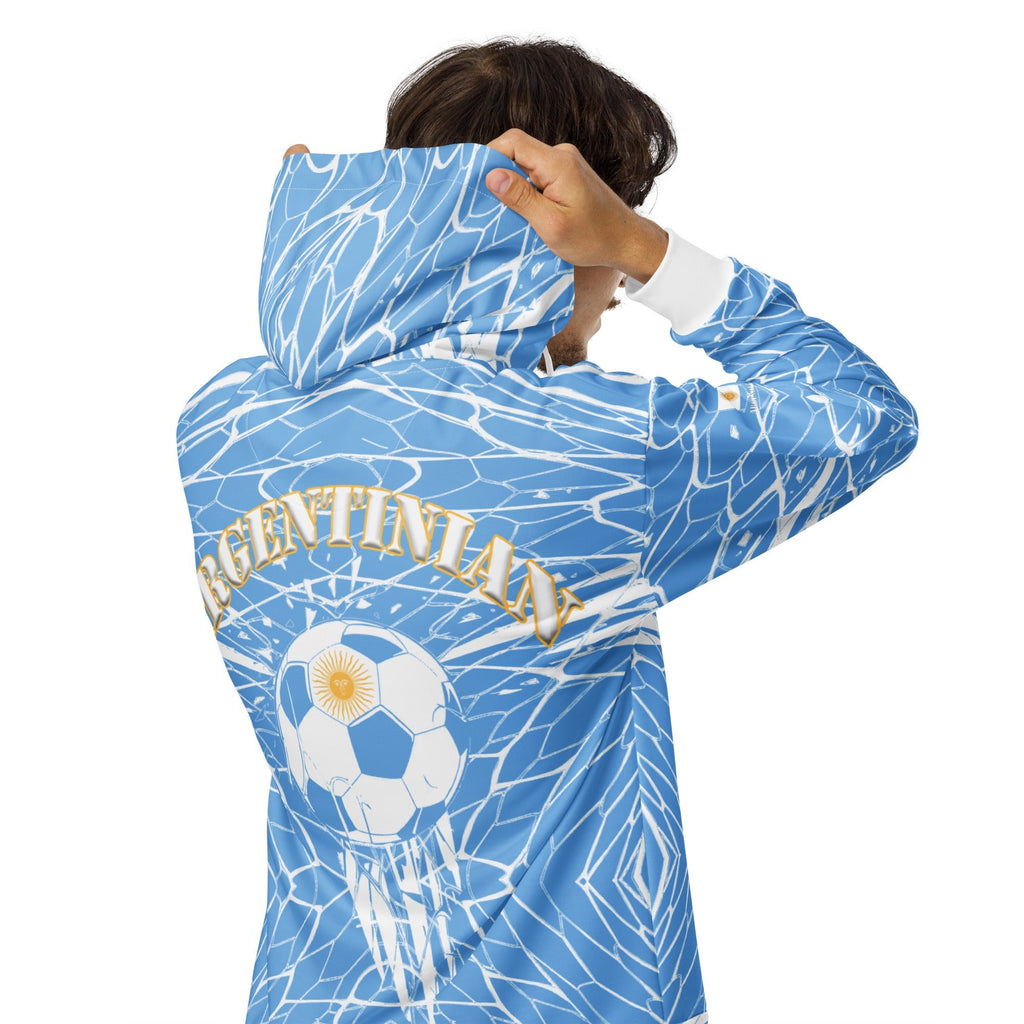 Argentina Football Unisex zip hoodie - Conscious Apparel Store