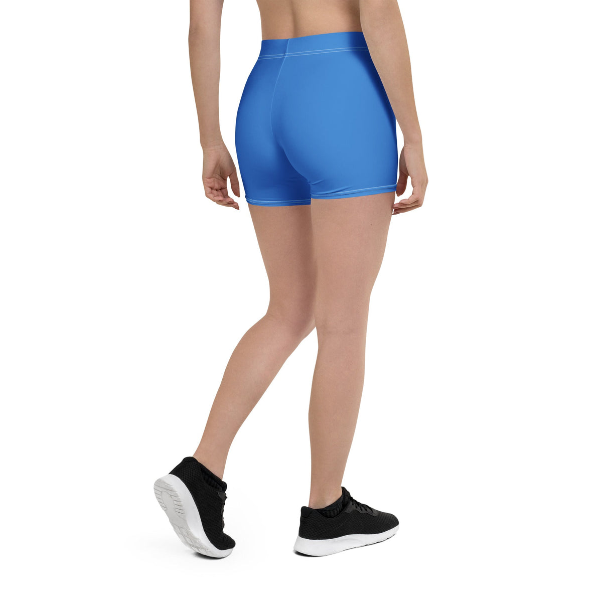 Aruba Blue Leggings Shorts - Conscious Apparel Store