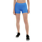 Aruba Blue Leggings Shorts - Conscious Apparel Store