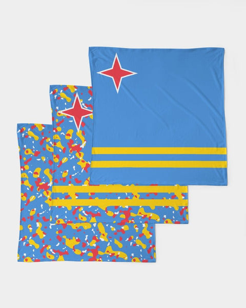 Aruba Flag Camo Bandana Set - Conscious Apparel Store