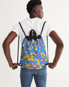 Aruba Flag Camo Canvas Drawstring Bag - Conscious Apparel Store