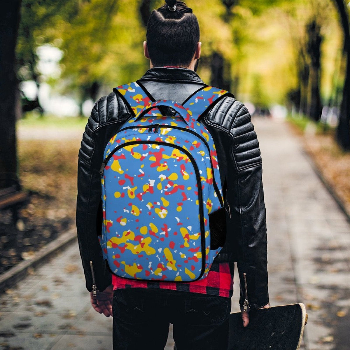 Aruba Flag Camo Casual Backpack - Conscious Apparel Store