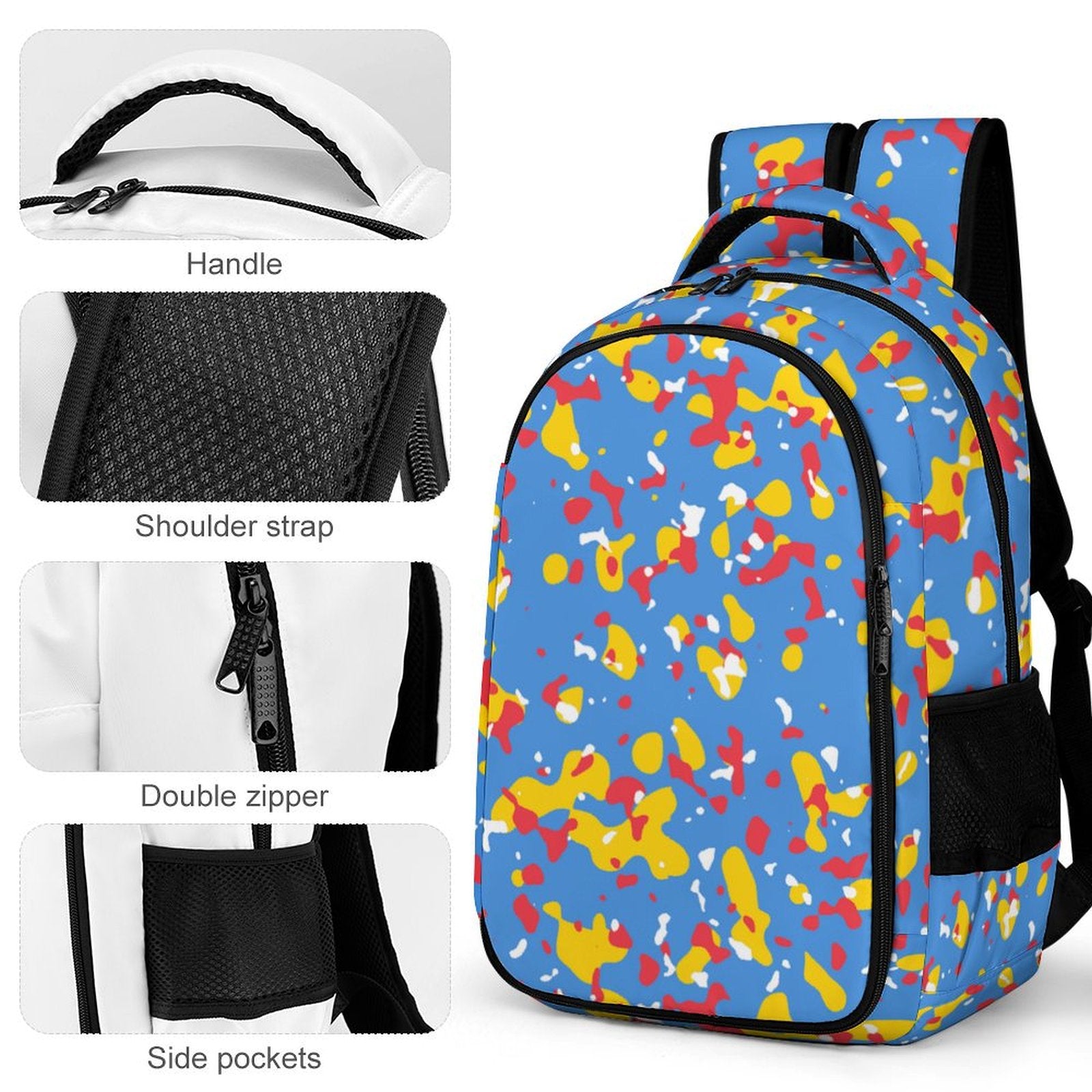 Aruba Flag Camo Casual Backpack - Conscious Apparel Store