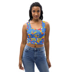 Aruba Flag Camo Crop Top - Conscious Apparel Store