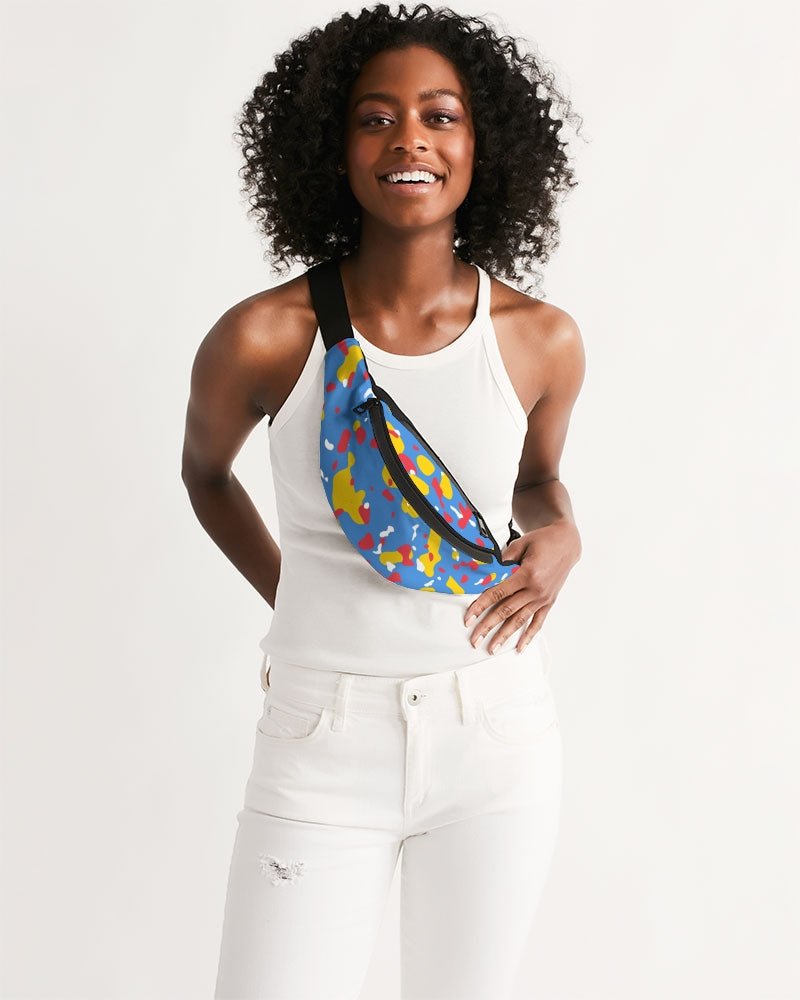 Aruba Flag Camo Crossbody Sling Bag - Conscious Apparel Store