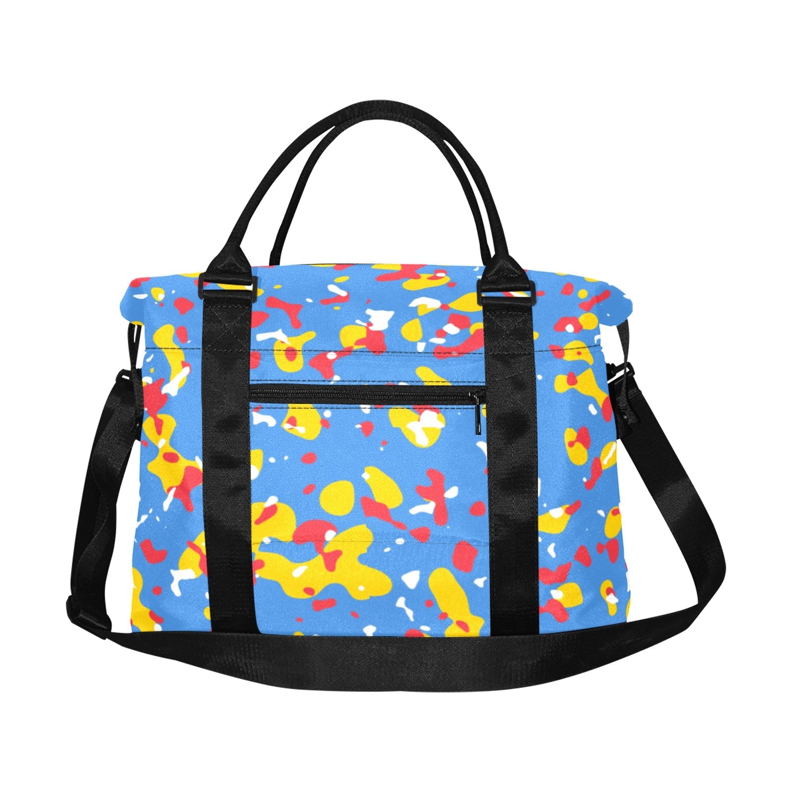 Aruba Flag Camo Large Capacity Duffle Bag - Conscious Apparel Store