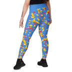Aruba Flag Camo Leggings with pockets - Conscious Apparel Store
