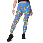 Aruba Flag Camo Leggings with pockets - Conscious Apparel Store