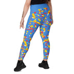 Aruba Flag Camo Leggings with pockets - Conscious Apparel Store