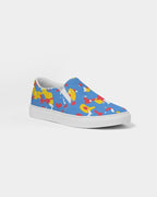 Aruba Flag Camo Men's Slip - On Canvas Shoe - Conscious Apparel Store