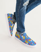 Aruba Flag Camo Men's Slip-On Canvas Shoe - Conscious Apparel Store