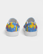 Aruba Flag Camo Men's Slip - On Canvas Shoe - Conscious Apparel Store