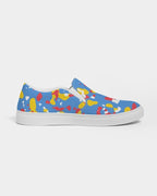 Aruba Flag Camo Men's Slip-On Canvas Shoe - Conscious Apparel Store