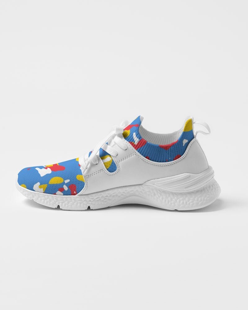 Aruba Flag Camo Men's Two-Tone Sneaker - Conscious Apparel Store