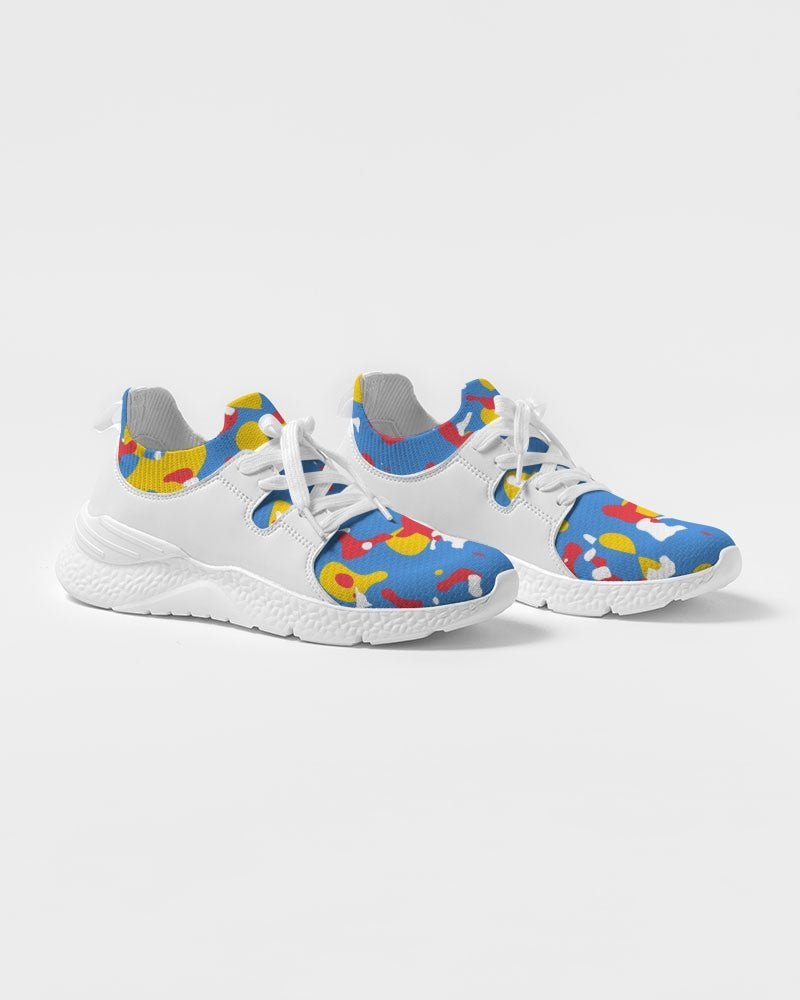 Aruba Flag Camo Men's Two-Tone Sneaker - Conscious Apparel Store