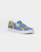 Aruba Flag Camo Women's Slip-On Canvas Shoe - Conscious Apparel Store