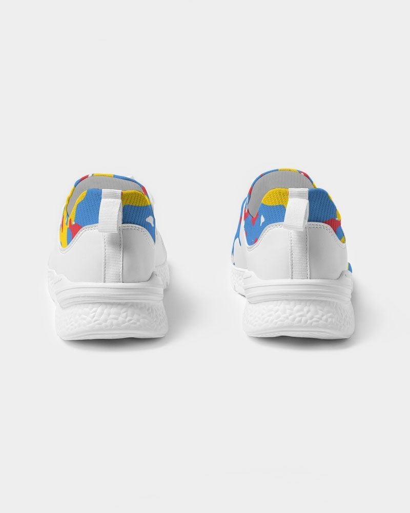 Aruba Flag Camo Women's Two-Tone Sneaker - Conscious Apparel Store