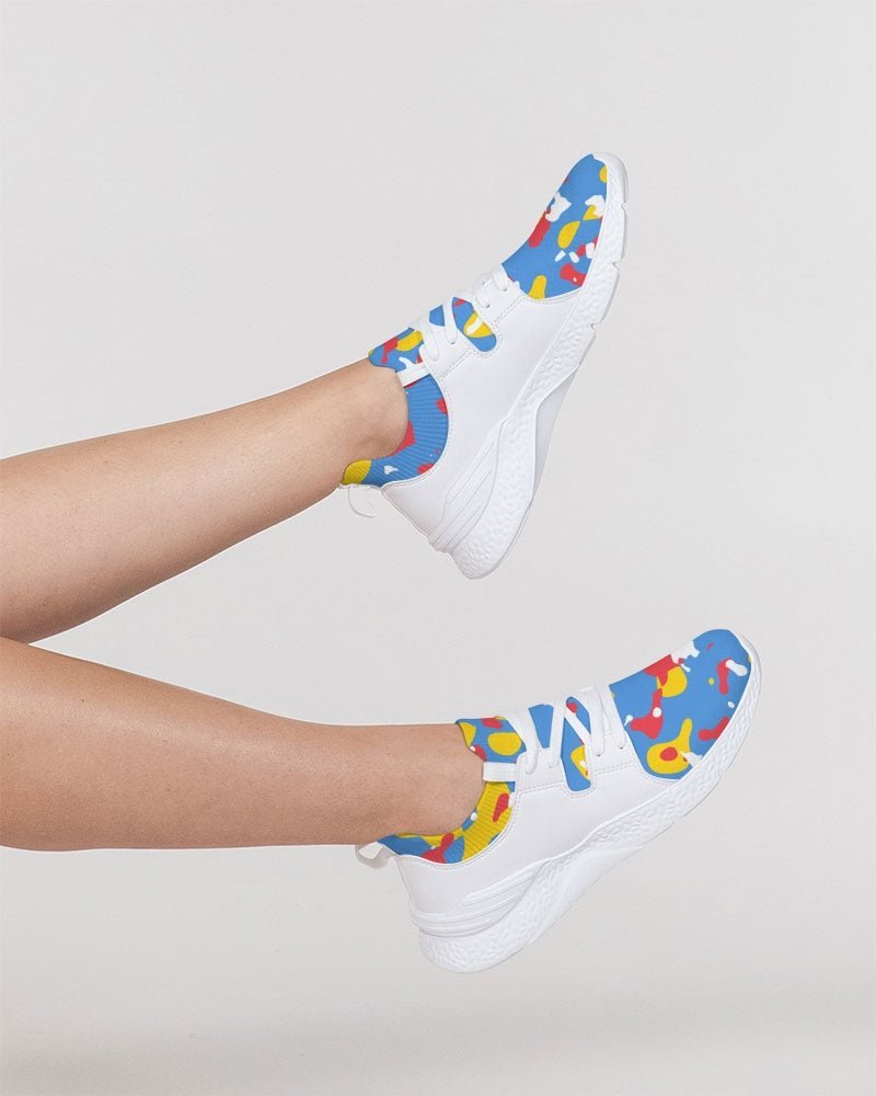 Aruba Flag Camo Women's Two-Tone Sneaker - Conscious Apparel Store