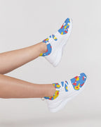 Aruba Flag Camo Women's Two-Tone Sneaker - Conscious Apparel Store