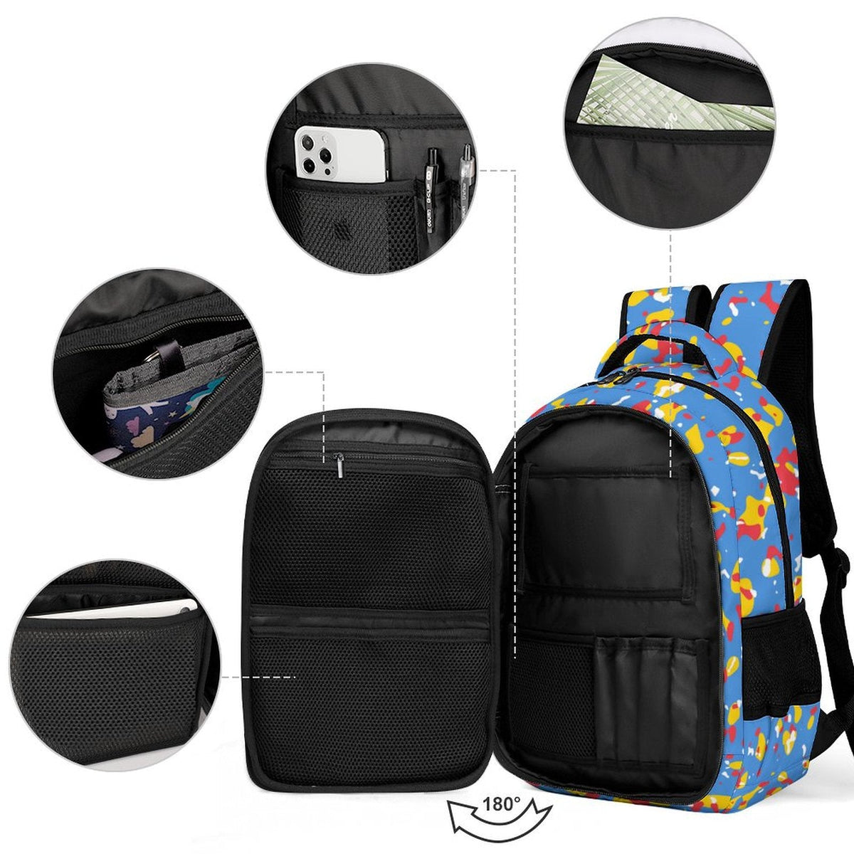 Aruba Flag Casual Backpack - Conscious Apparel Store