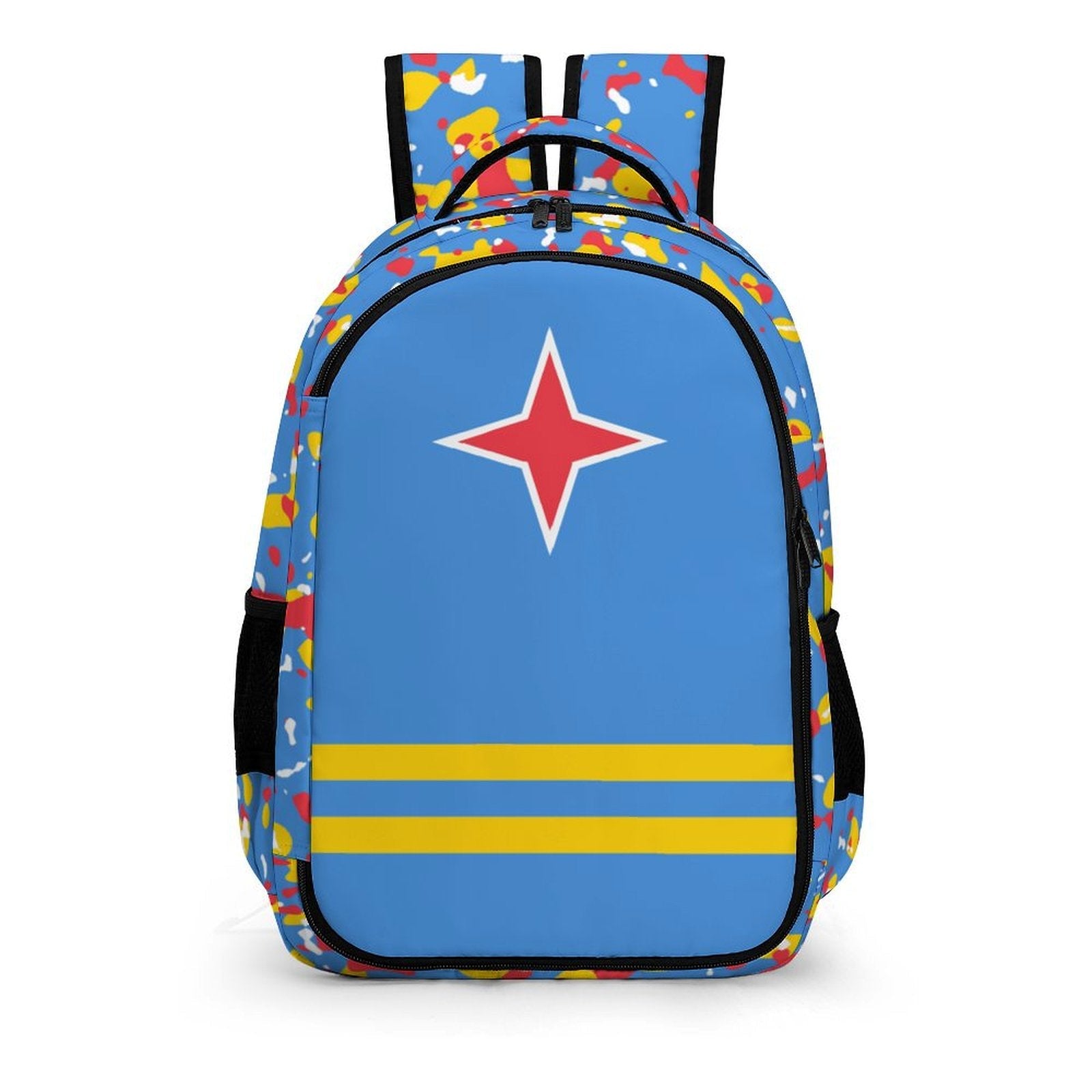 Aruba Flag Casual Backpack - Conscious Apparel Store