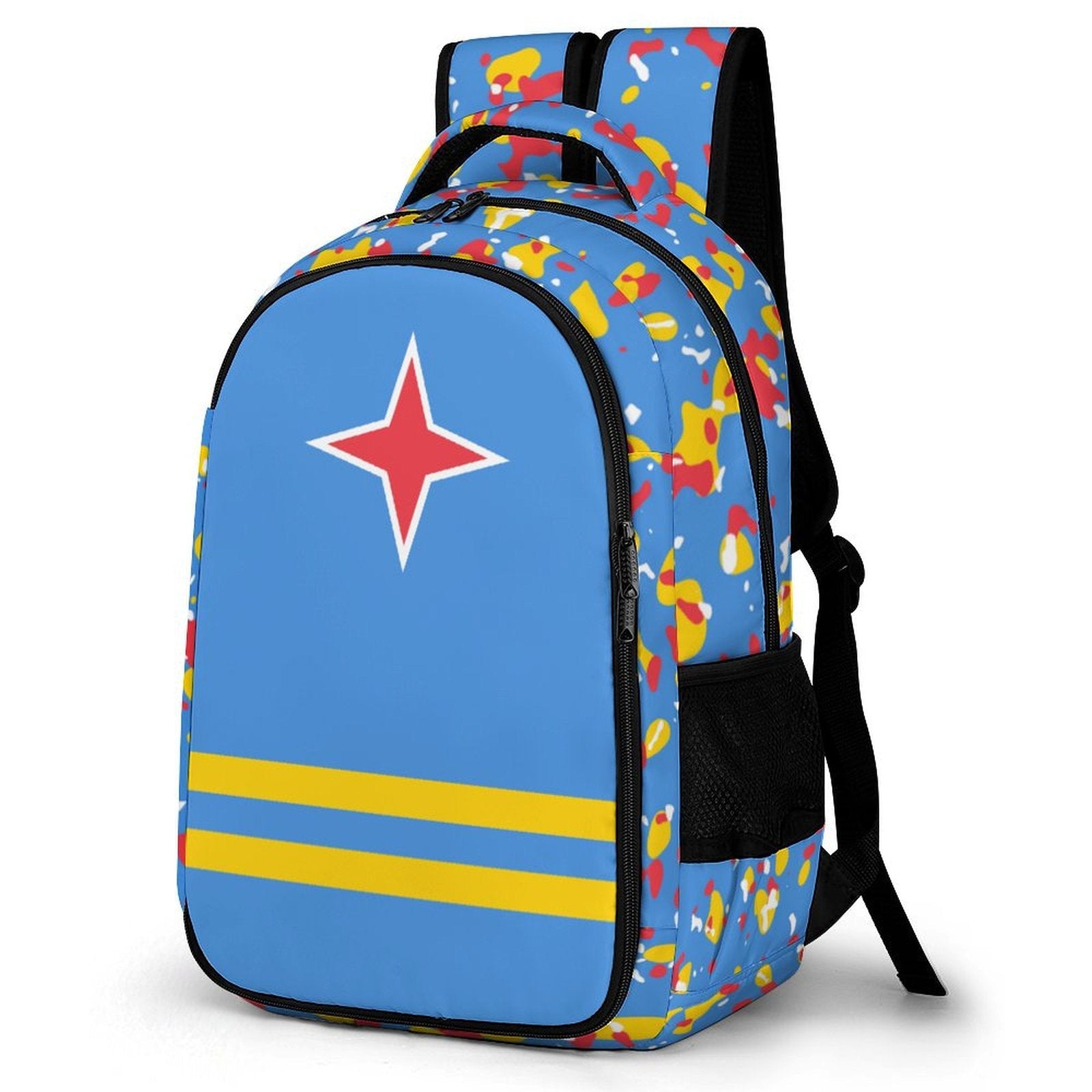 Aruba Flag Casual Backpack - Conscious Apparel Store