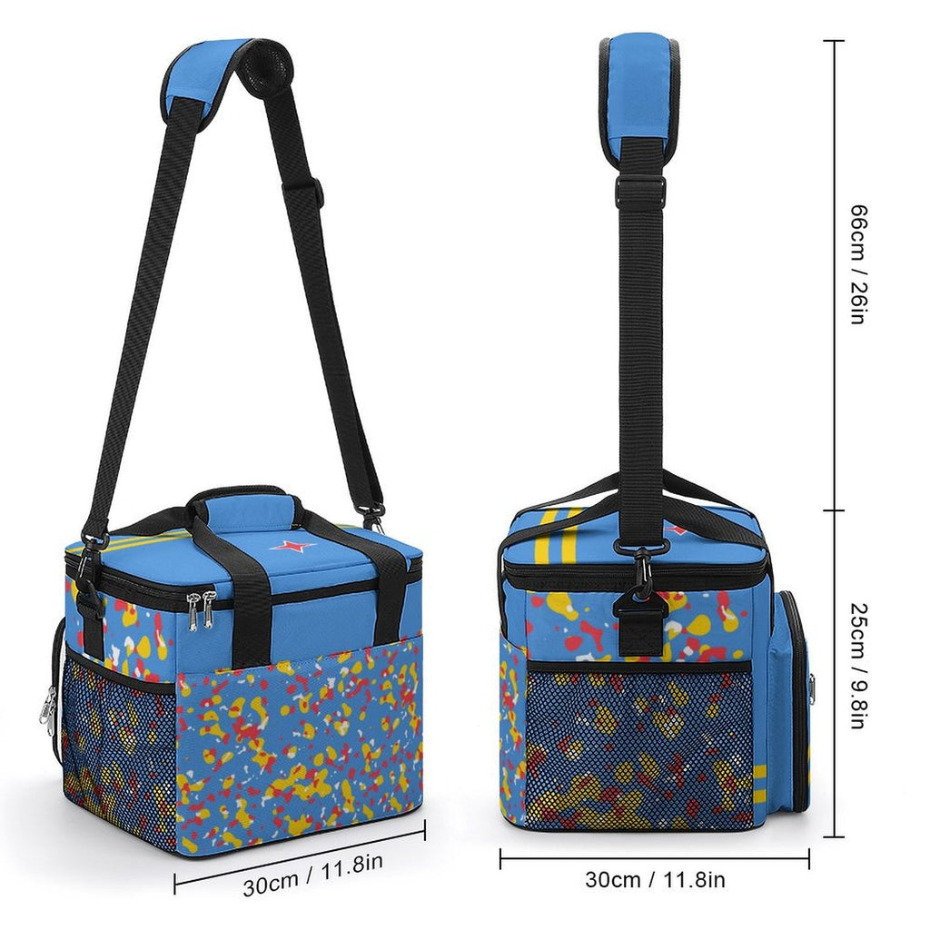 Aruba Flag Insulated Cooler Bag - Conscious Apparel Store