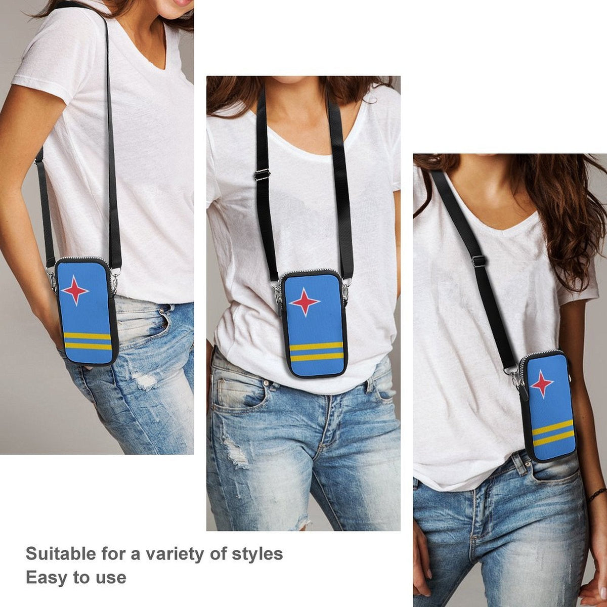 Aruba Flag Mobile Phone Purse - Conscious Apparel Store