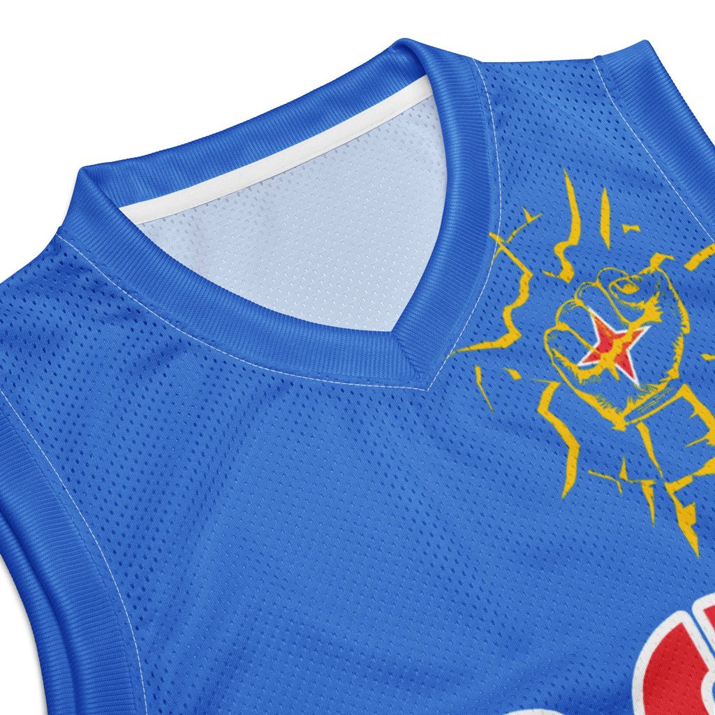 Aruba Flag Premium Sport Jersey Tank Top - Conscious Apparel Store