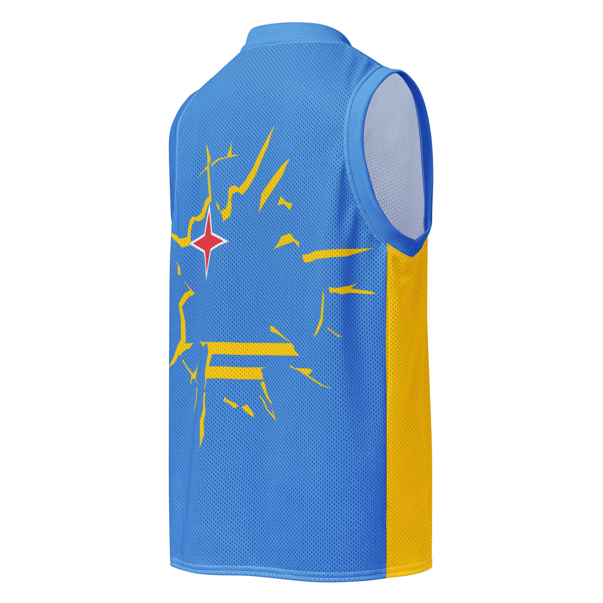 Aruba Flag Premium Sport Jersey Tank Top - Conscious Apparel Store