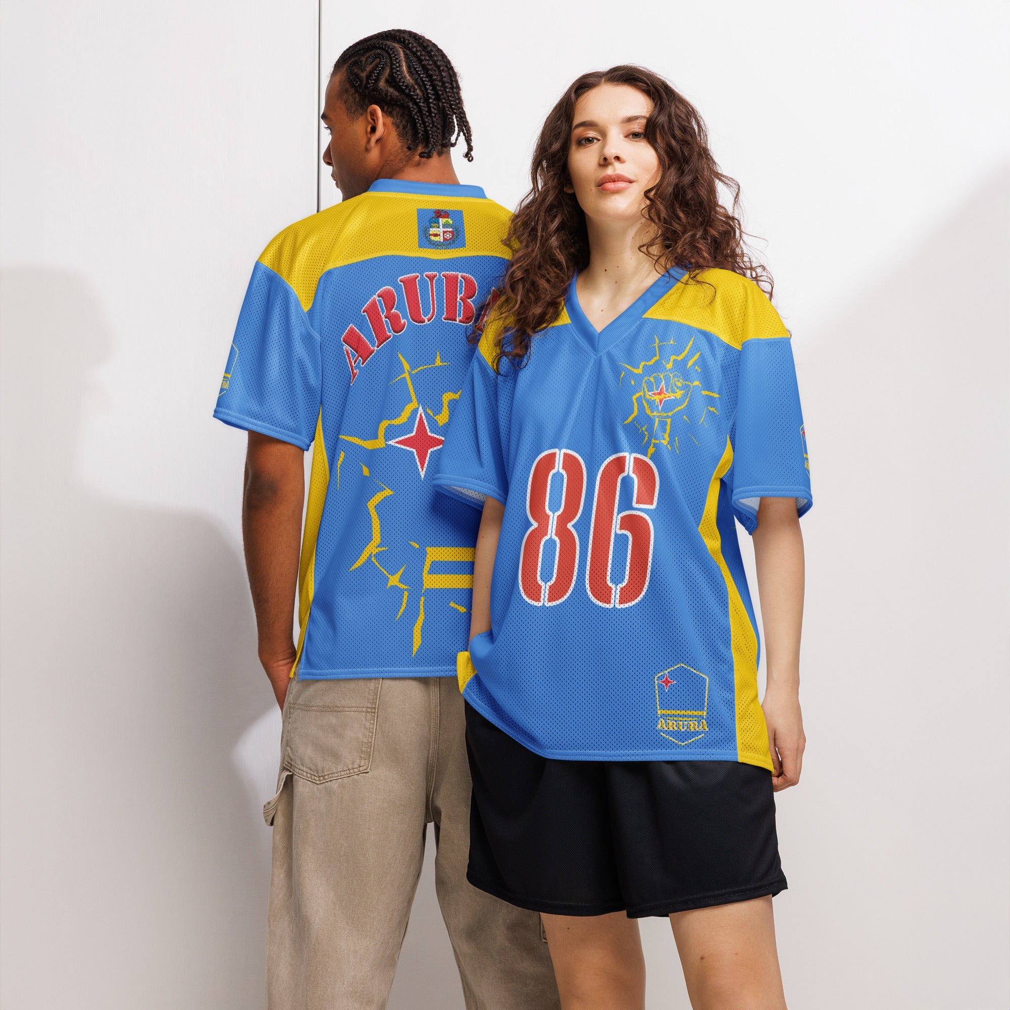 Aruba Flag Sports Jersey - Conscious Apparel Store