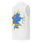 Aruba Flag (White) Premium Sport Jersey Tank Top - Conscious Apparel Store