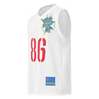 Aruba Flag (White) Premium Sport Jersey Tank Top - Conscious Apparel Store