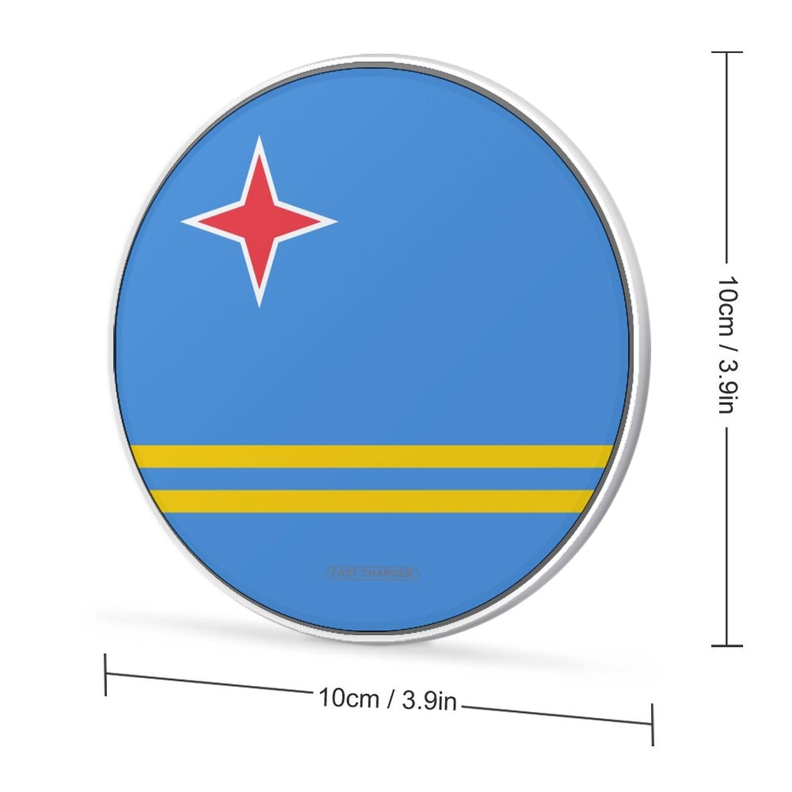 Aruba Flag Wireless Charging Pad - Conscious Apparel Store