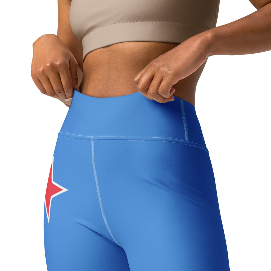 Aruba Flag Yoga Leggings - Conscious Apparel Store
