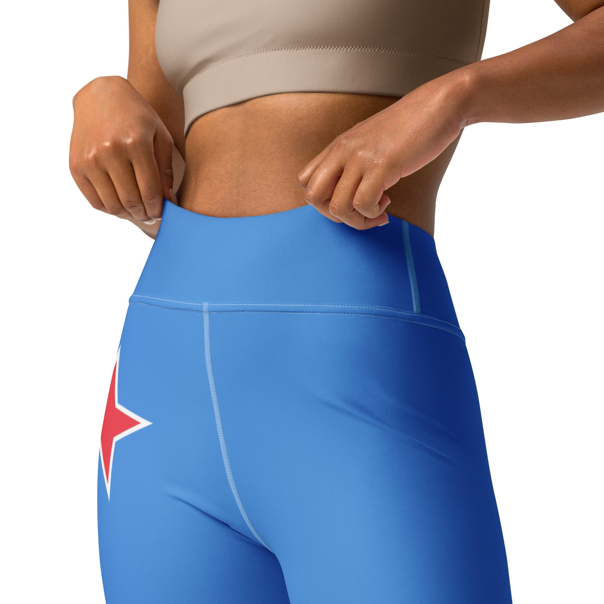 Aruba Flag Yoga Leggings - Conscious Apparel Store