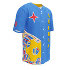 Aruba Football Themed Button-Down Sport Jersey - Conscious Apparel Store