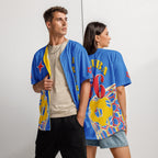 Aruba Football Themed Button-Down Sport Jersey - Conscious Apparel Store