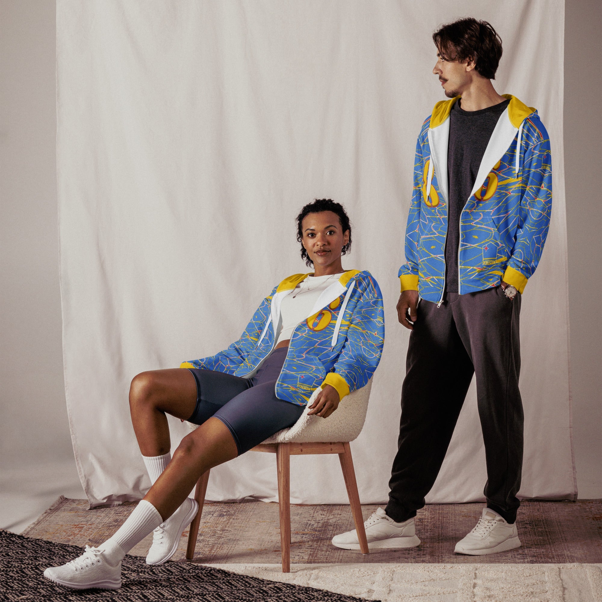 Aruba Football Unisex zip hoodie - Conscious Apparel Store