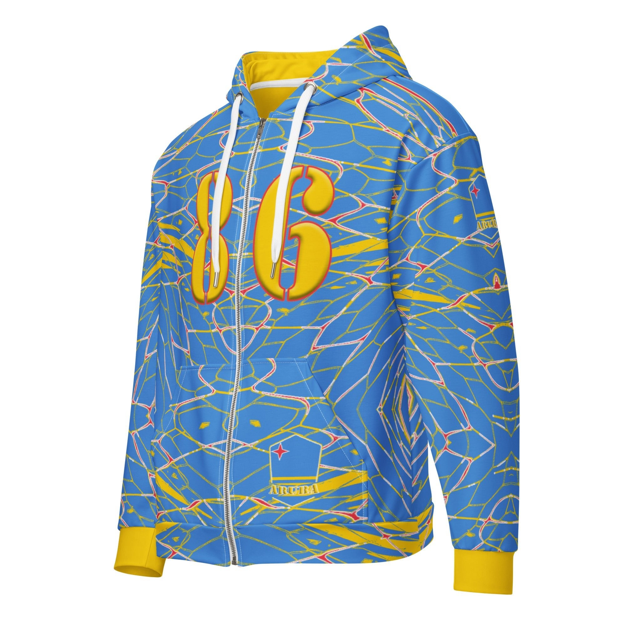 Aruba Football Unisex zip hoodie - Conscious Apparel Store