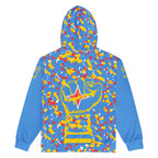 Aruban Flag Camo Unisex zip hoodie - Conscious Apparel Store