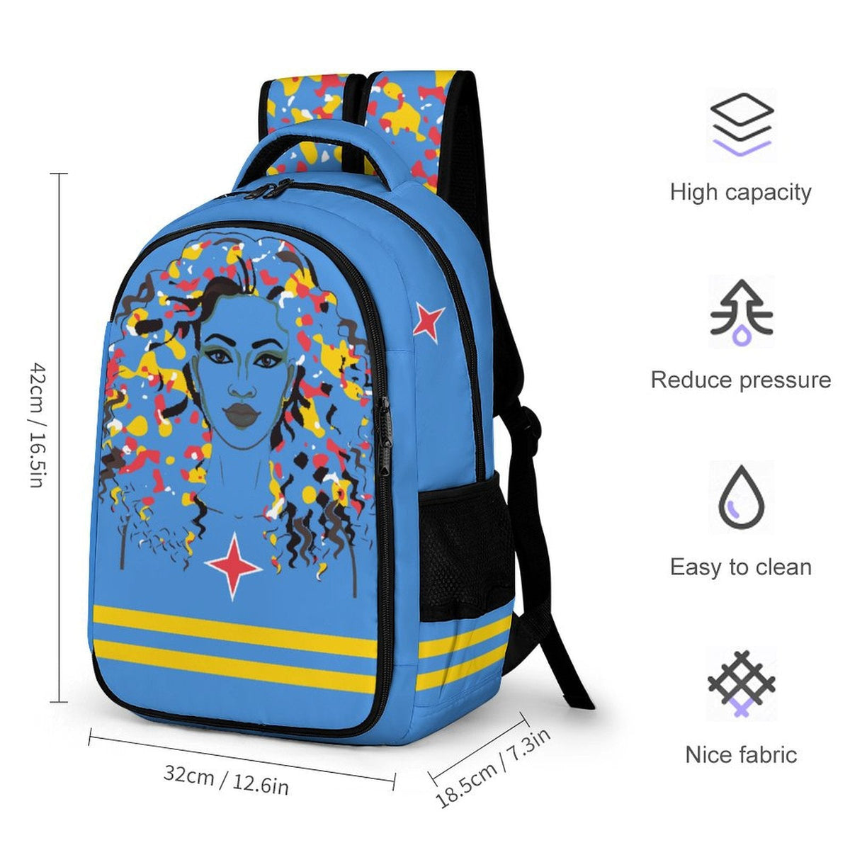 Aruban Girl Casual Backpack - Conscious Apparel Store