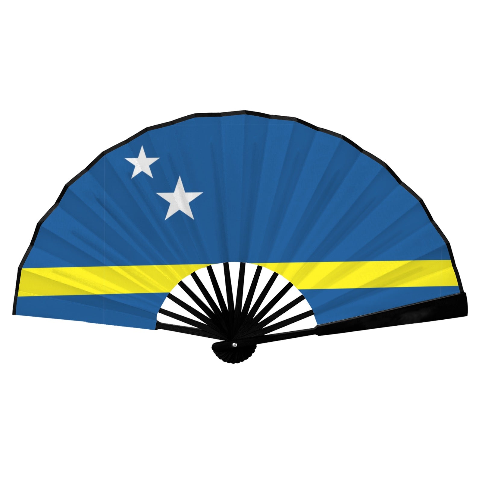 Curacao Flag Double-Sided Custom Folding Fan